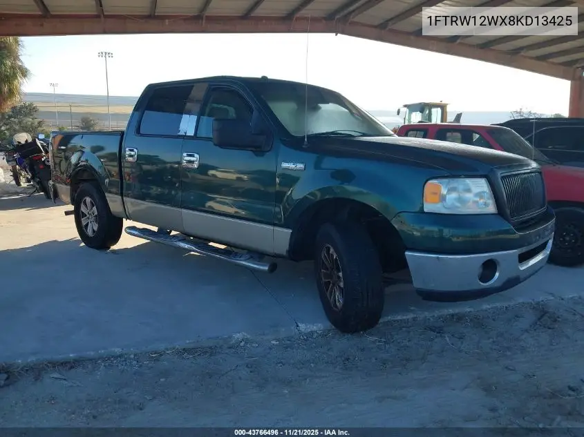 1FTRW12WX8KD13425 2008 Ford F-150 60Th Anniversary/Fx2/Xl/Xlt