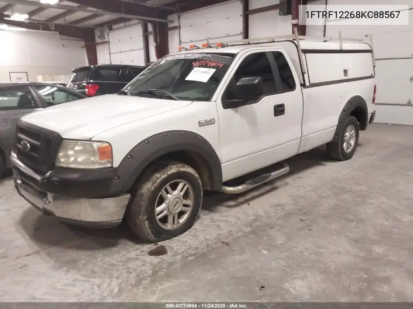 1FTRF12268KC88567 2008 Ford F-150 Stx/Xl/Xlt