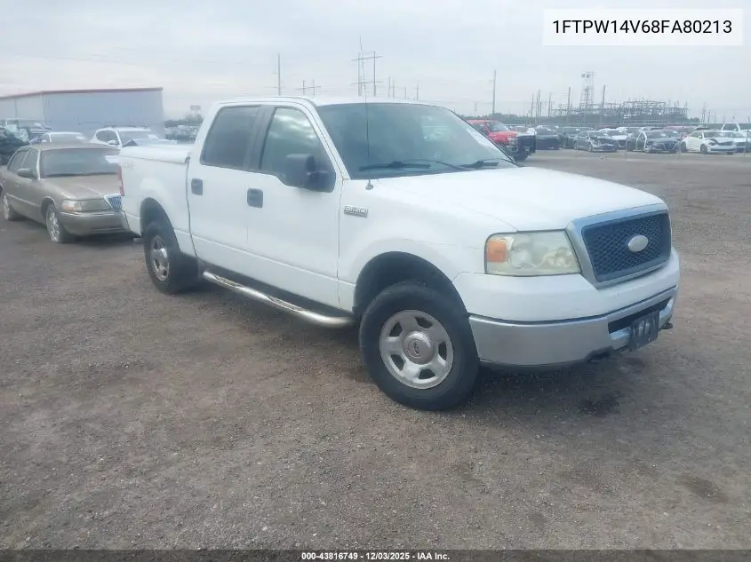 1FTPW14V68FA80213 2008 Ford F-150 60Th Anniversary/Fx4/King Ranch/Lariat/Xlt