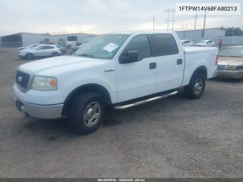 1FTPW14V68FA80213 2008 Ford F-150 60Th Anniversary/Fx4/King Ranch/Lariat/Xlt
