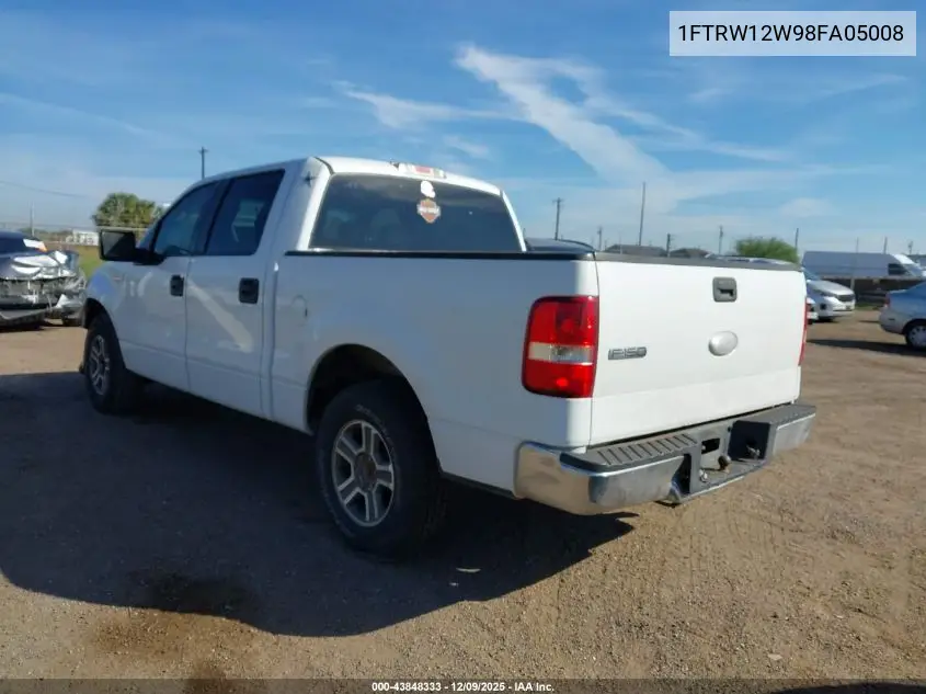1FTRW12W98FA05008 2008 Ford F-150 60Th Anniversary/Fx2/Xl/Xlt