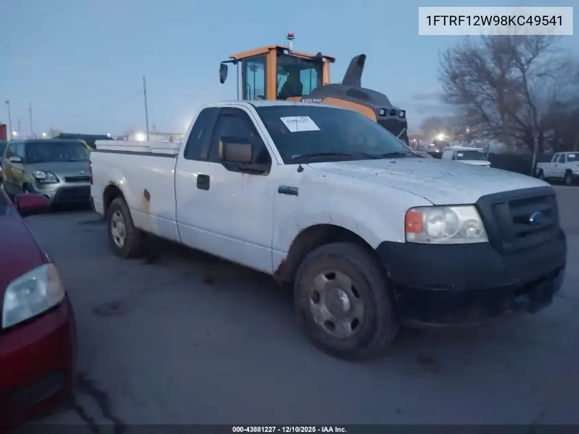 1FTRF12W98KC49541 2008 Ford F-150 Fx2/Stx/Xl/Xlt