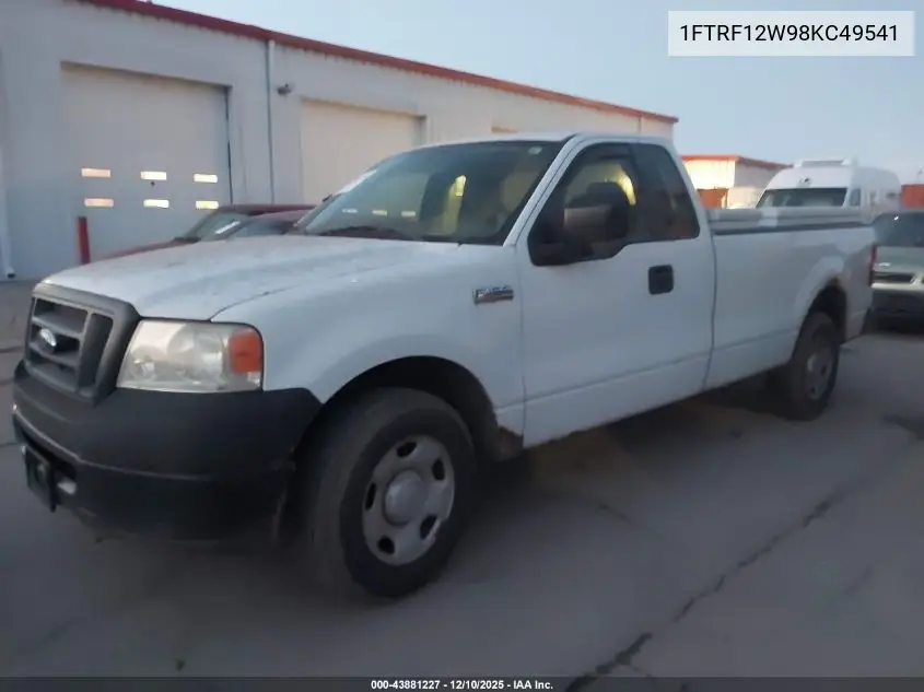 1FTRF12W98KC49541 2008 Ford F-150 Fx2/Stx/Xl/Xlt