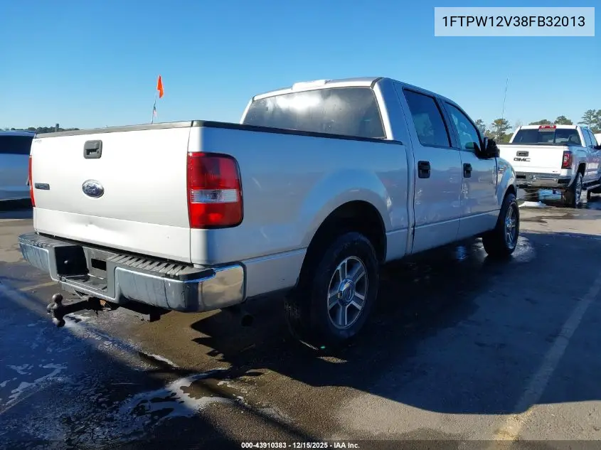 1FTPW12V38FB32013 2008 Ford F-150 60Th Anniversary/Fx2/King Ranch/Lariat/Xlt