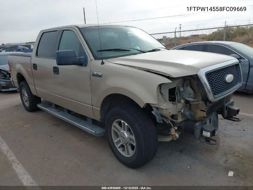1FTPW14558FC09669 2008 Ford F-150 60Th Anniversary/Fx4/King Ranch/Lariat/Limited/Xlt
