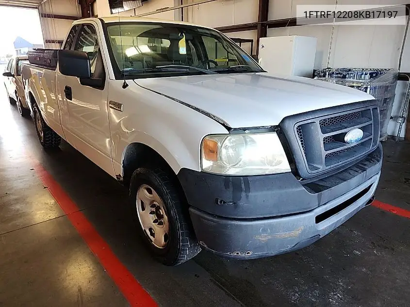 1FTRF12208KB17197 2008 Ford F-150 Stx/Xl/Xlt