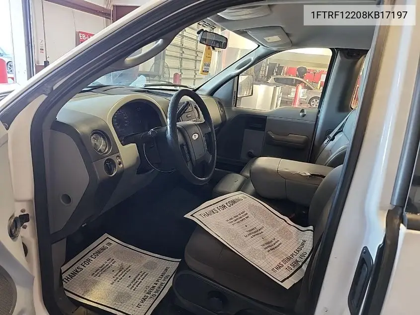 1FTRF12208KB17197 2008 Ford F-150 Stx/Xl/Xlt
