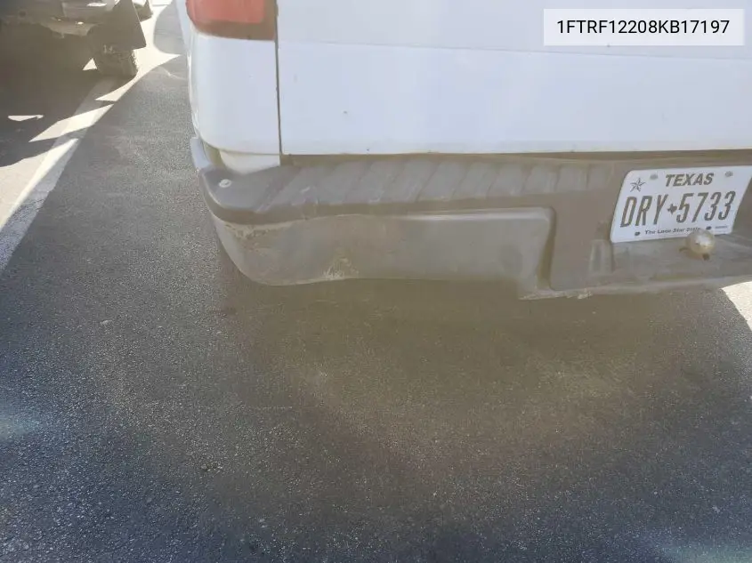 1FTRF12208KB17197 2008 Ford F-150 Stx/Xl/Xlt