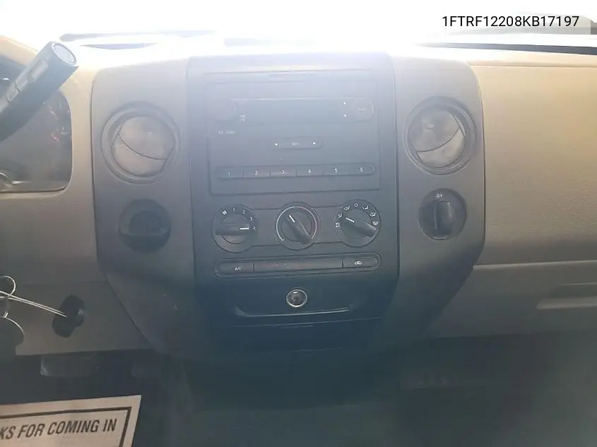 1FTRF12208KB17197 2008 Ford F-150 Stx/Xl/Xlt