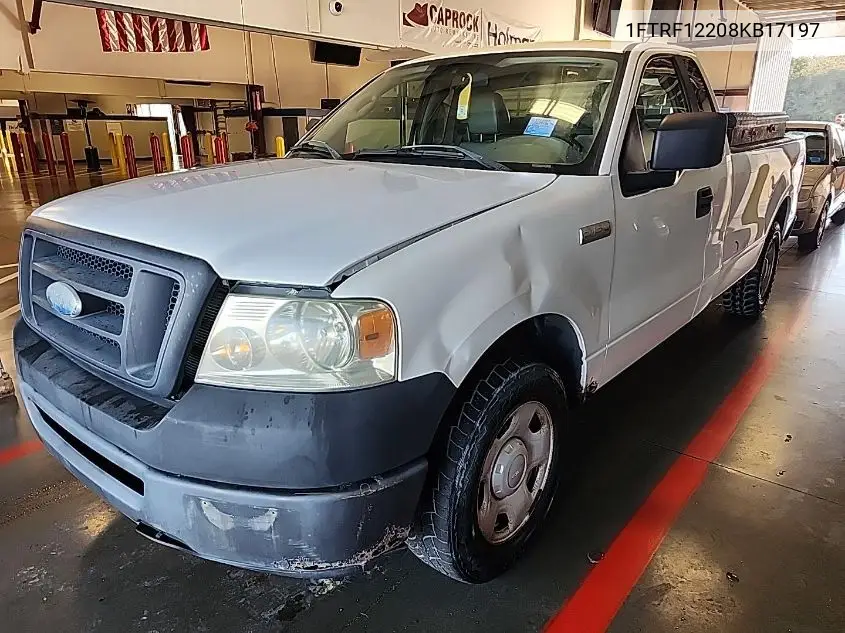 1FTRF12208KB17197 2008 Ford F-150 Stx/Xl/Xlt