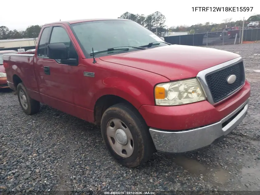 1FTRF12W18KE15597 2008 Ford F-150 Fx2/Stx/Xl/Xlt