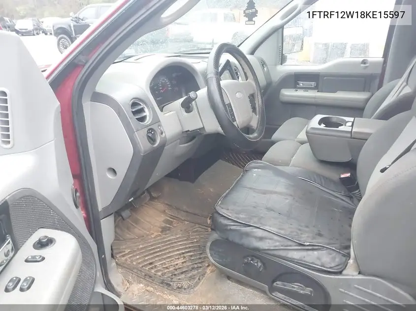 1FTRF12W18KE15597 2008 Ford F-150 Fx2/Stx/Xl/Xlt
