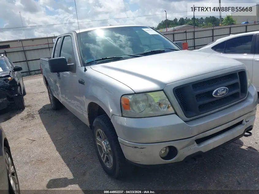 1FTRX14W88FB55668 2008 Ford F-150 Stx/Xl/Xlt