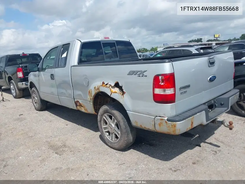 1FTRX14W88FB55668 2008 Ford F-150 Stx/Xl/Xlt