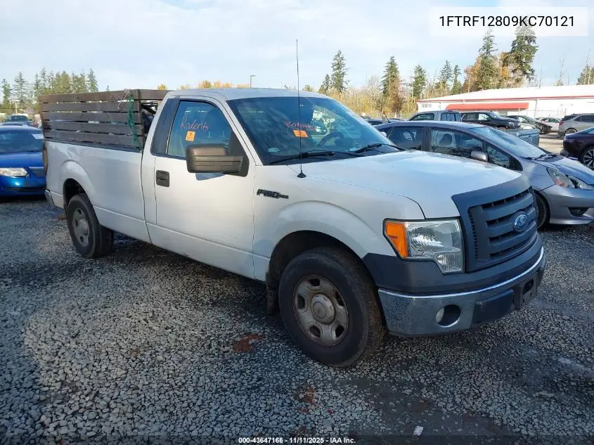 1FTRF12809KC70121 2009 Ford F-150 Xl/Xlt