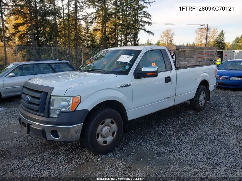 1FTRF12809KC70121 2009 Ford F-150 Xl/Xlt