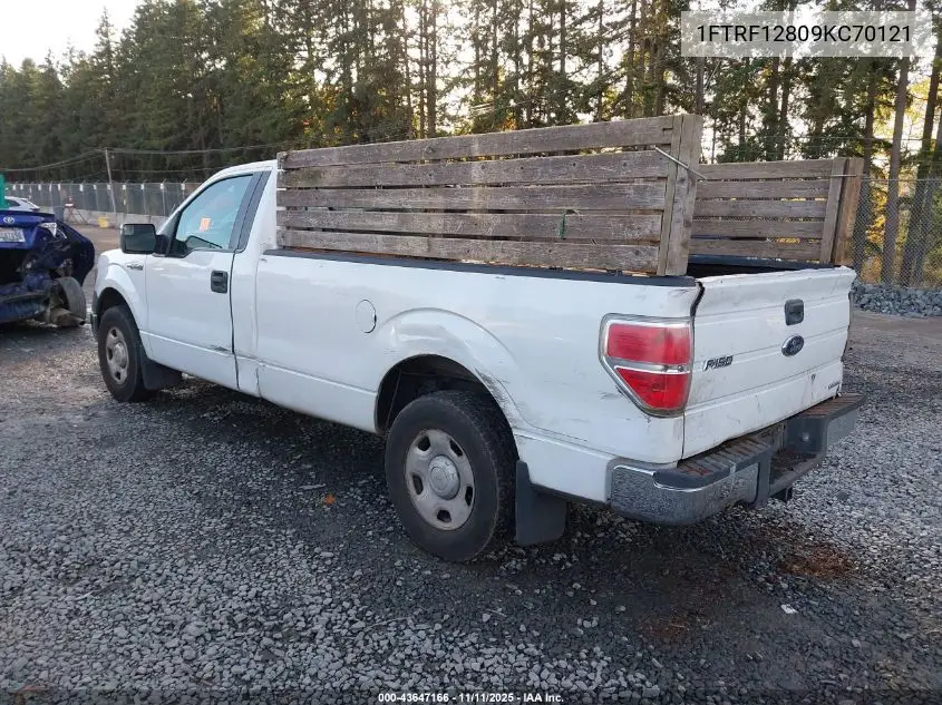 1FTRF12809KC70121 2009 Ford F-150 Xl/Xlt