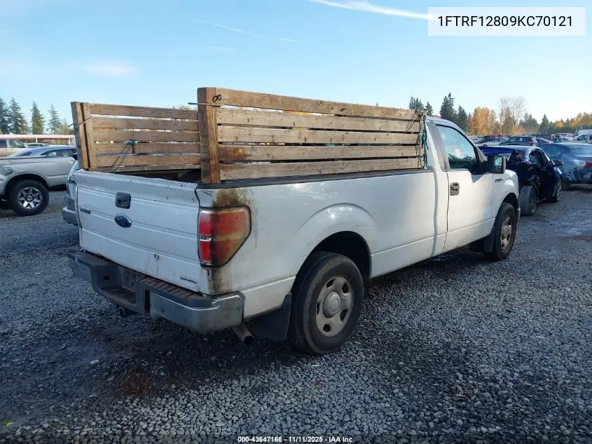 1FTRF12809KC70121 2009 Ford F-150 Xl/Xlt