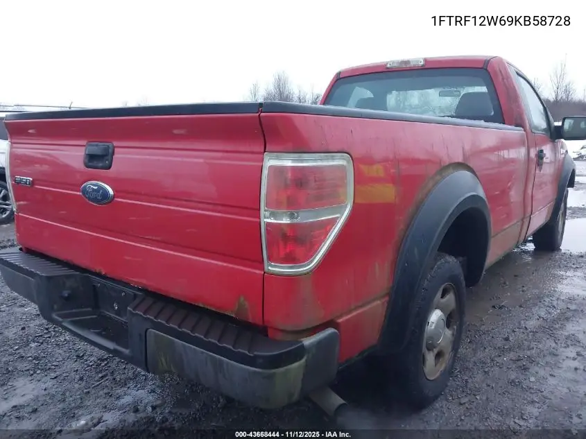 1FTRF12W69KB58728 2009 Ford F-150 Stx/Xl/Xlt