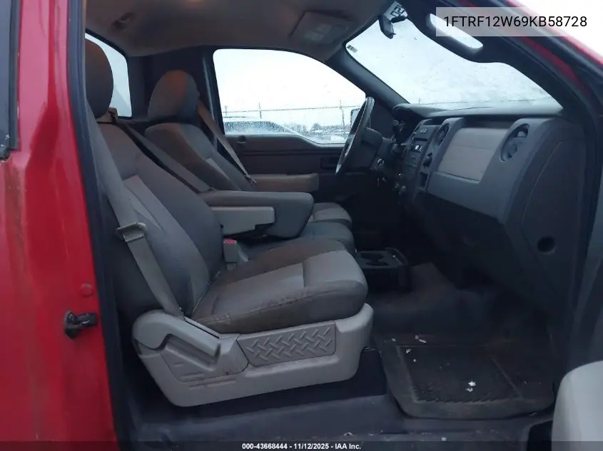 1FTRF12W69KB58728 2009 Ford F-150 Stx/Xl/Xlt