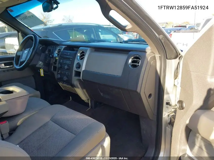 1FTRW12859FA51924 2009 Ford F-150 Xl/Xlt