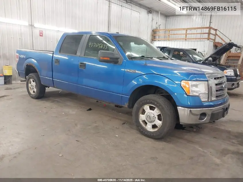 1FTRW14869FB16115 2009 Ford F-150 Xl/Xlt