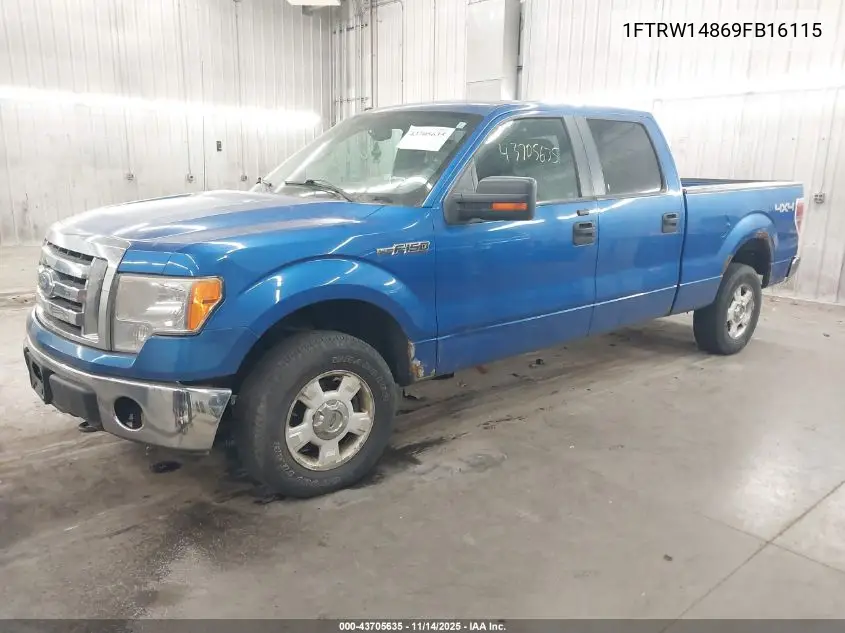 1FTRW14869FB16115 2009 Ford F-150 Xl/Xlt