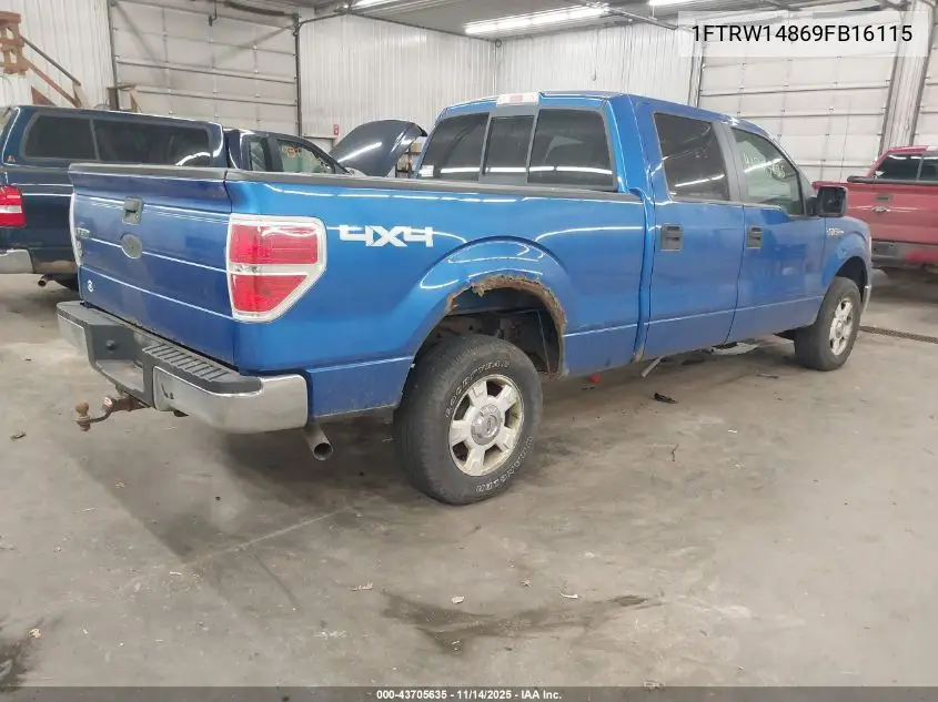 1FTRW14869FB16115 2009 Ford F-150 Xl/Xlt