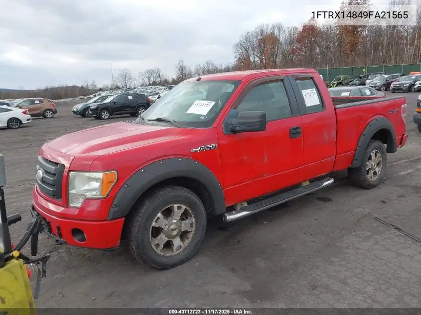 1FTRX14849FA21565 2009 Ford F-150 Stx/Xl/Xlt