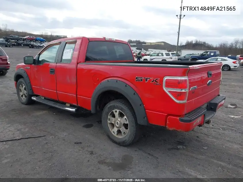 1FTRX14849FA21565 2009 Ford F-150 Stx/Xl/Xlt