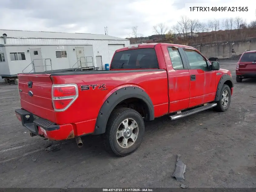 1FTRX14849FA21565 2009 Ford F-150 Stx/Xl/Xlt
