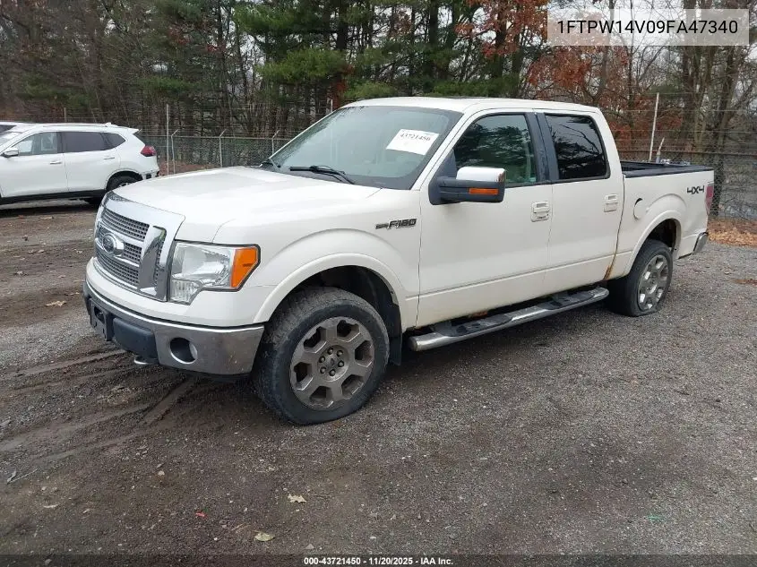 1FTPW14V09FA47340 2009 Ford F-150 Fx4/King Ranch/Lariat/Platinum/Xl/Xlt