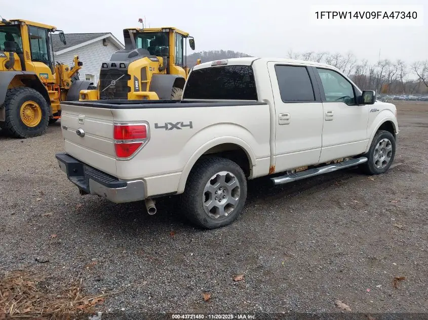 1FTPW14V09FA47340 2009 Ford F-150 Fx4/King Ranch/Lariat/Platinum/Xl/Xlt