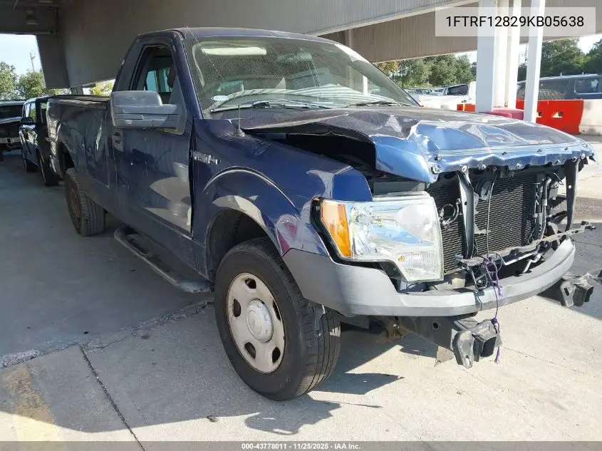 1FTRF12829KB05638 2009 Ford F-150 Xl