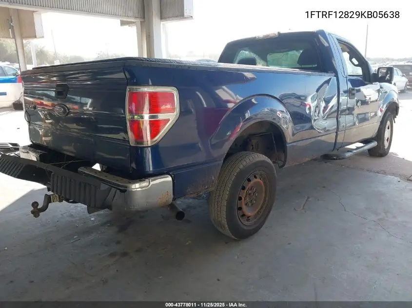 1FTRF12829KB05638 2009 Ford F-150 Xl