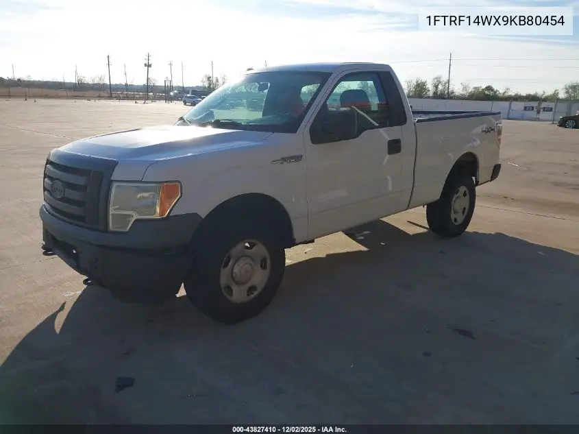 1FTRF14WX9KB80454 2009 Ford F-150 Stx/Xl/Xlt