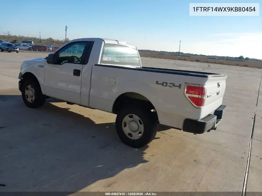 1FTRF14WX9KB80454 2009 Ford F-150 Stx/Xl/Xlt