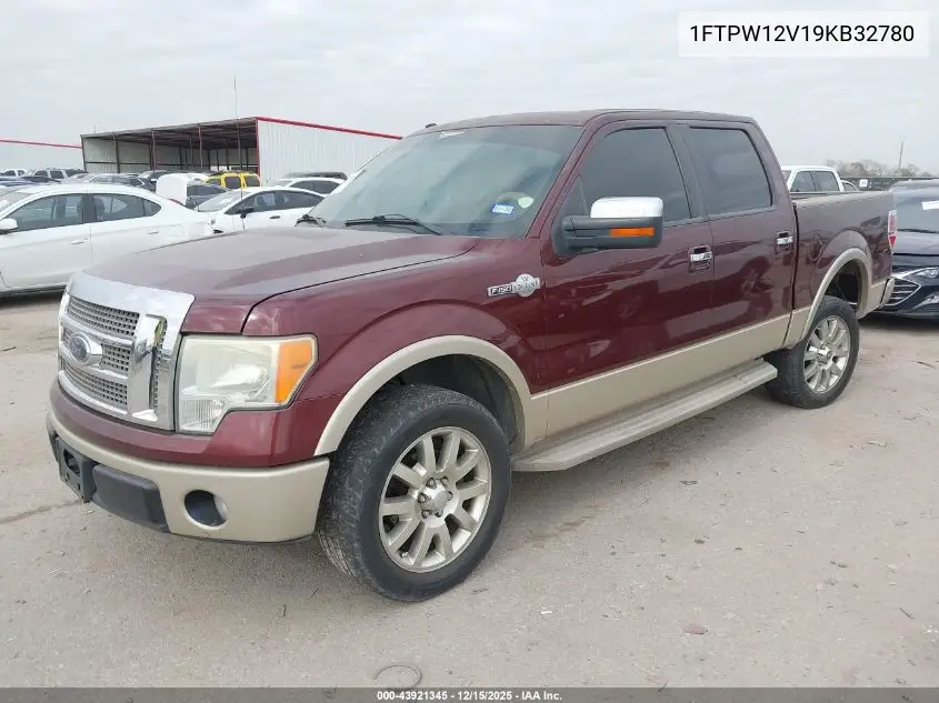 1FTPW12V19KB32780 2009 Ford F-150 King Ranch/Lariat/Platinum/Xl/Xlt