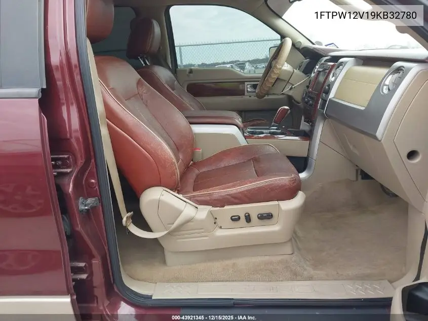 1FTPW12V19KB32780 2009 Ford F-150 King Ranch/Lariat/Platinum/Xl/Xlt