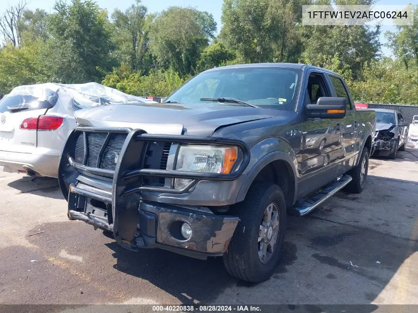 1FTFW1EV2AFC06244 2010 Ford F-150 Fx4/Harley-Davidson/King Ranch/Lariat/Platinum/Xl/Xlt