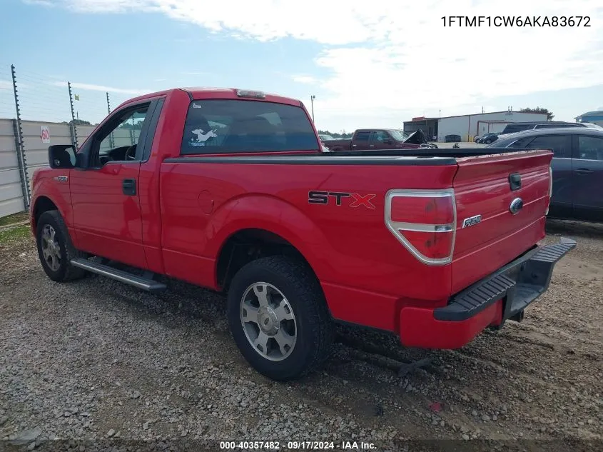 1FTMF1CW6AKA83672 2010 Ford F150