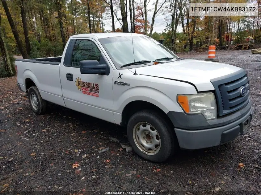 1FTMF1CW4AKB83172 2010 Ford F-150 Stx/Xl/Xlt