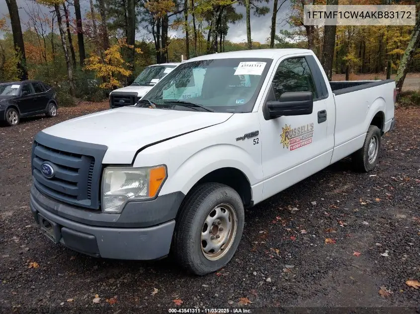 1FTMF1CW4AKB83172 2010 Ford F-150 Stx/Xl/Xlt