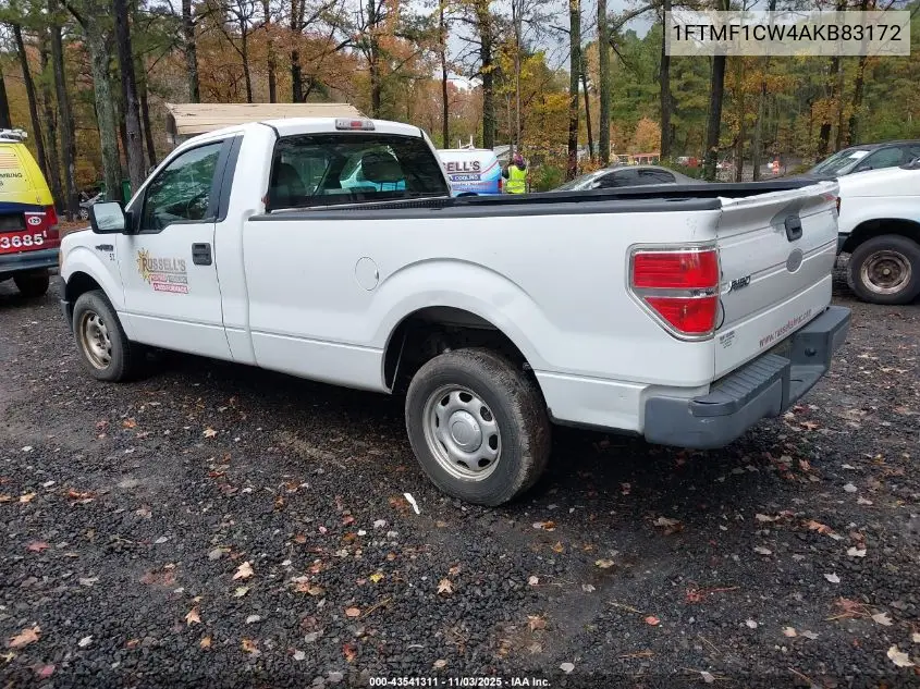 1FTMF1CW4AKB83172 2010 Ford F-150 Stx/Xl/Xlt
