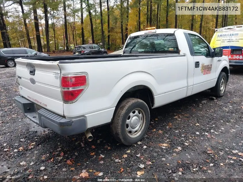 1FTMF1CW4AKB83172 2010 Ford F-150 Stx/Xl/Xlt