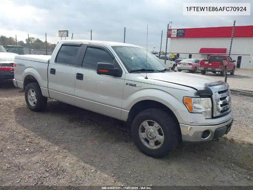 1FTEW1E86AFC70924 2010 Ford F-150 Xl/Xlt