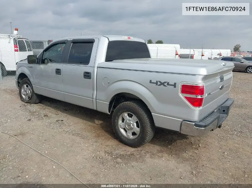 1FTEW1E86AFC70924 2010 Ford F-150 Xl/Xlt