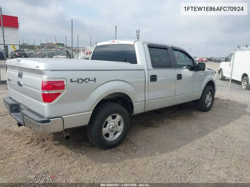 1FTEW1E86AFC70924 2010 Ford F-150 Xl/Xlt
