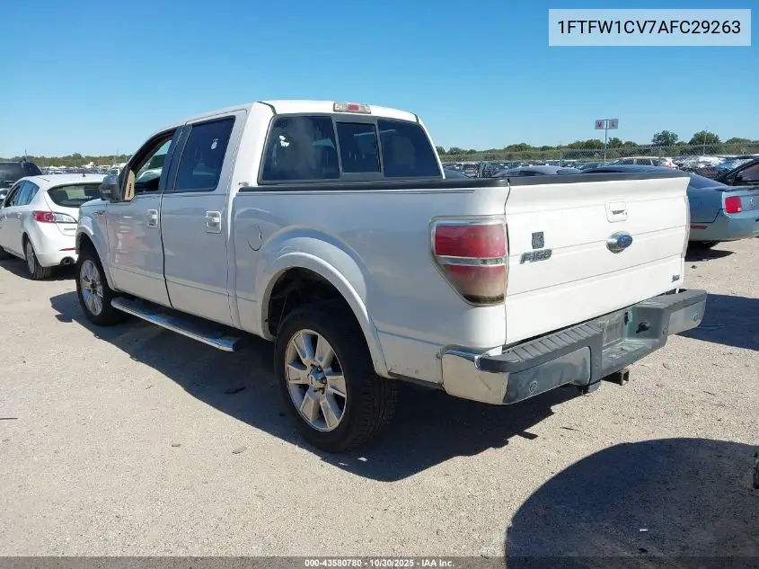 1FTFW1CV7AFC29263 2010 Ford F-150 Fx2 Sport/Harley-Davidson/King Ranch/Lariat/Platinum/Xl/Xlt