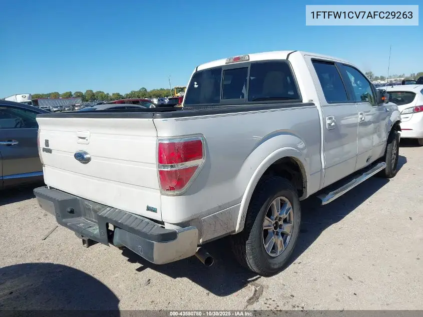 1FTFW1CV7AFC29263 2010 Ford F-150 Fx2 Sport/Harley-Davidson/King Ranch/Lariat/Platinum/Xl/Xlt